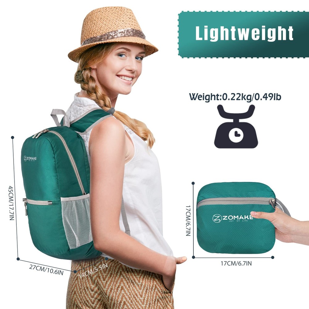 Ultra Lightweight Hiking Backpack 20L - Packable Small Backpacks Water Resist...