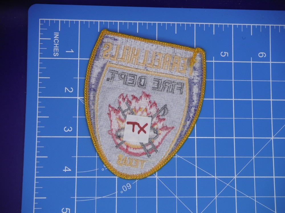 Terrell Hills Texas Fire Dept patch-Bin A