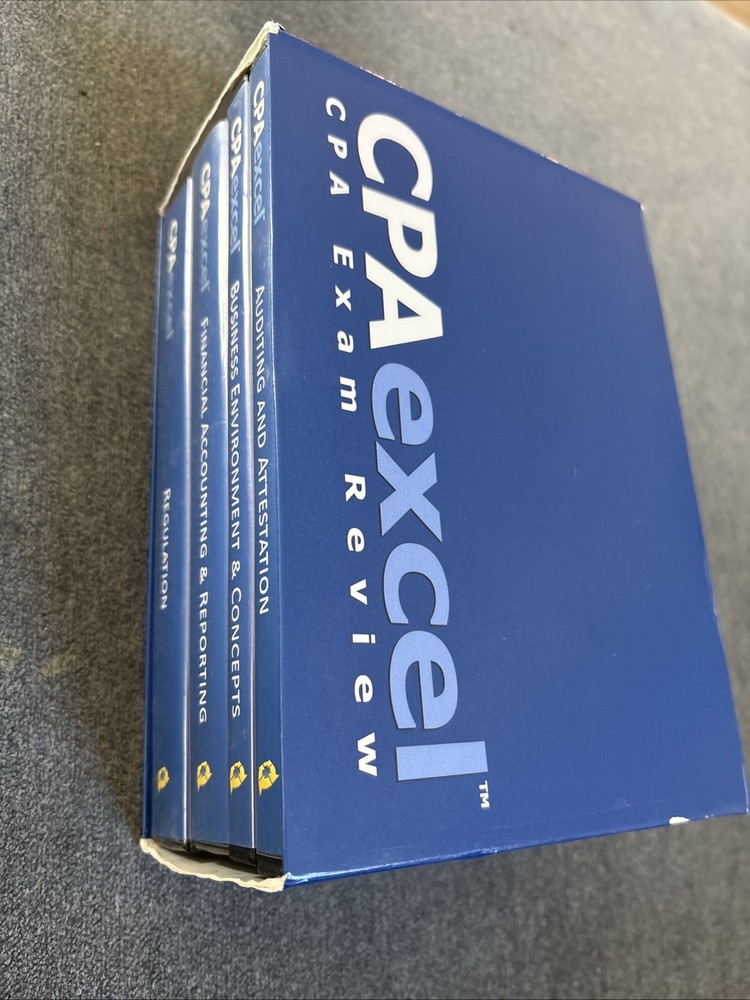 CPA Excel Exam Review Auditing 22 CD Set 2007 Learning System Rare