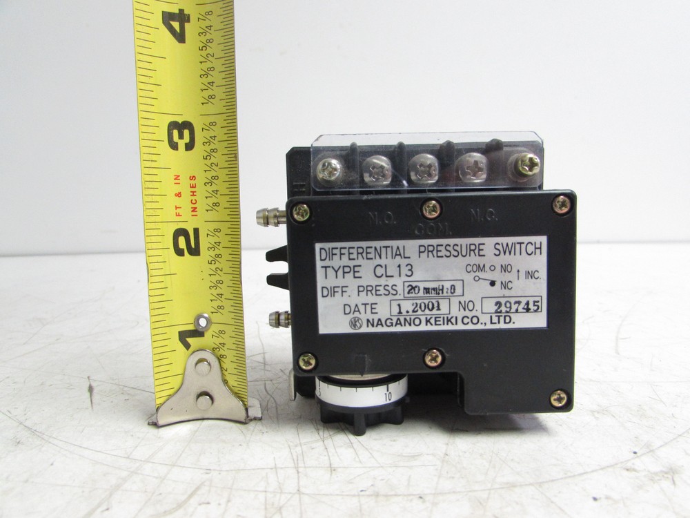 NAGANO KEIKI CO CL13 DIFFERENTIAL PRESSURE SWITCH **NNB**
