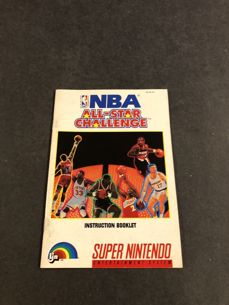 nba all star challenge snes Manual