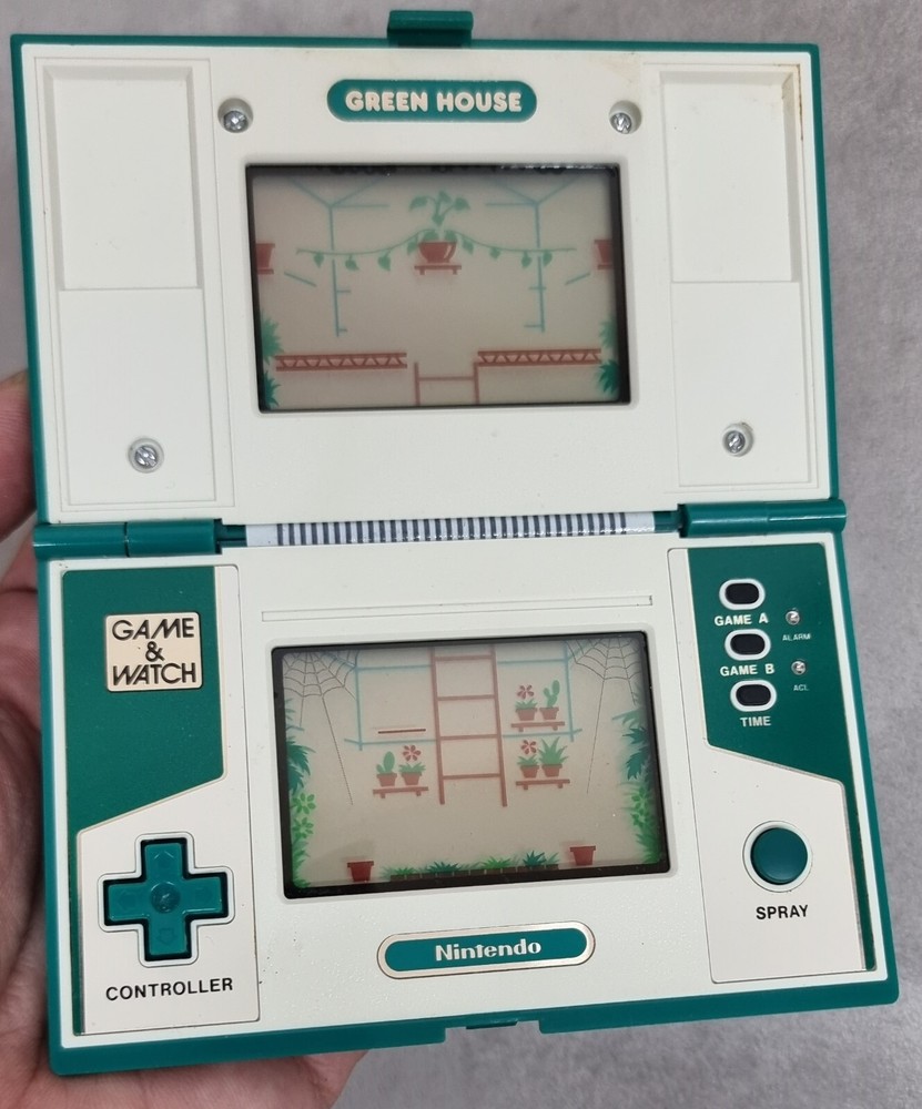 Nintendo Game & Whatch Green House Multi Screen