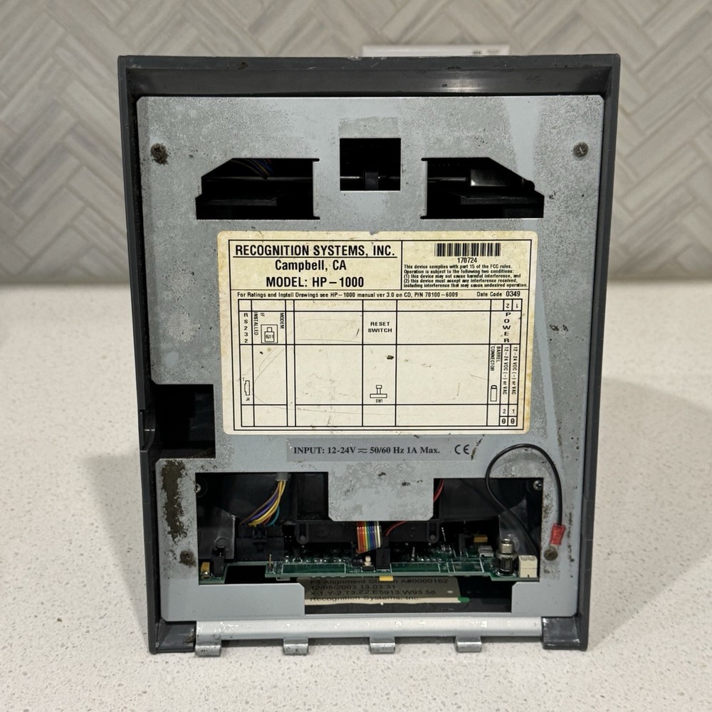 Ingersoll Rand Recognition Systems HandPunch 1000 Hp-1000 Powers On - UNTESTED