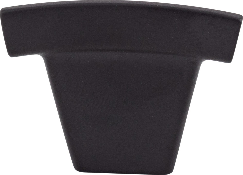 Top Knobs TK1BLK Arched Knob 1 1/2" Flat Black