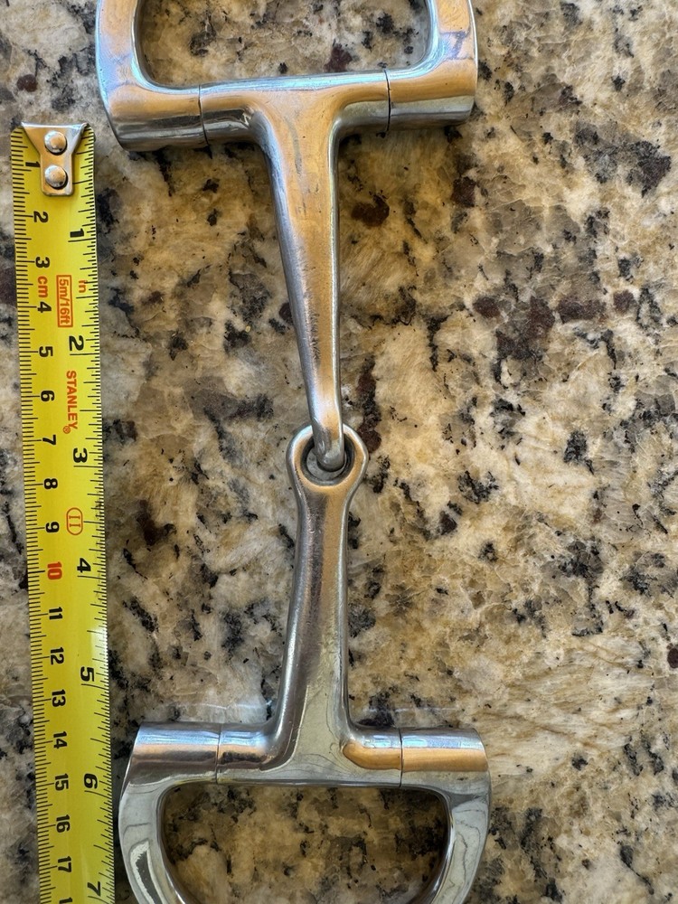 Stainless Steel D Ring Snaffle Bit