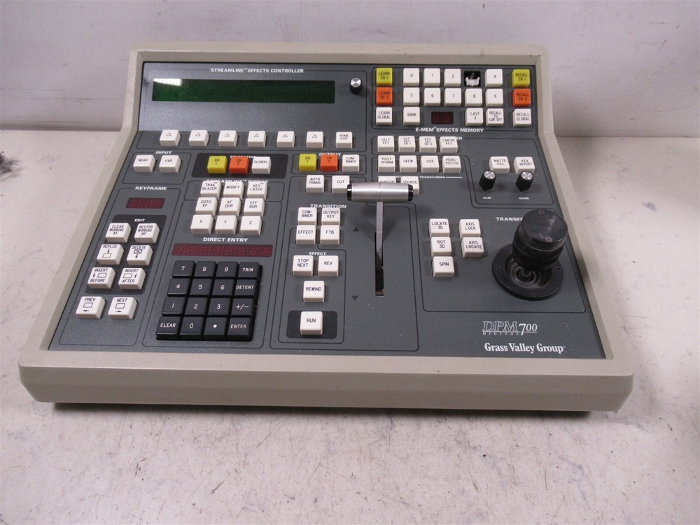 Grass Valley Group DPM700 Digital Streamline Effects Controller Console ZDPM-700