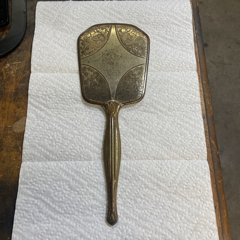 Vintage 1920/1930s Silver Vanity Mirror