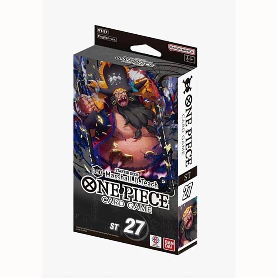 One Piece Black Marshall.D.Teach Starter Deck [ST27]