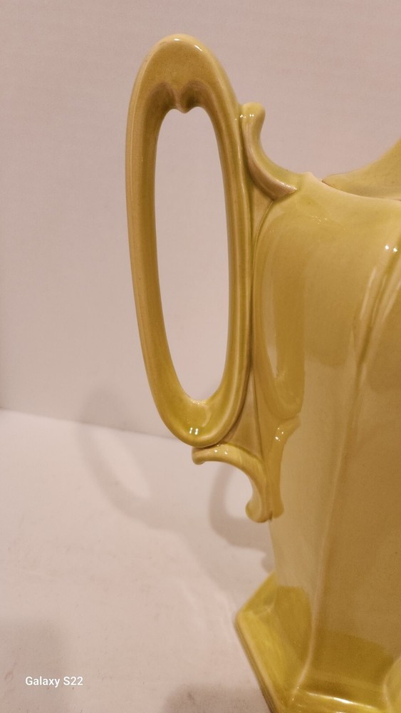 Chartreuse Color Coffee Server With Elegant Handle!