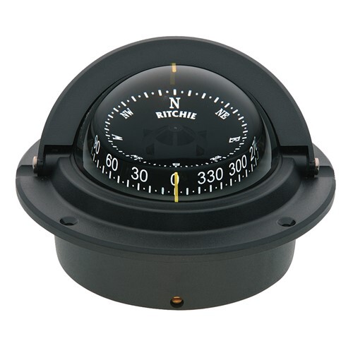 Ritchie Compass, Flush Mount, 3" Combi, Black F-83