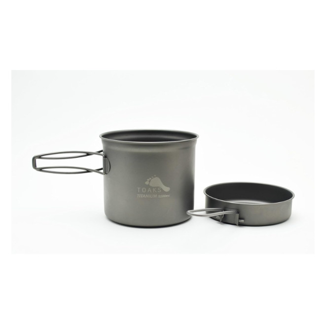 Titanium 1100ml Pot with Pan