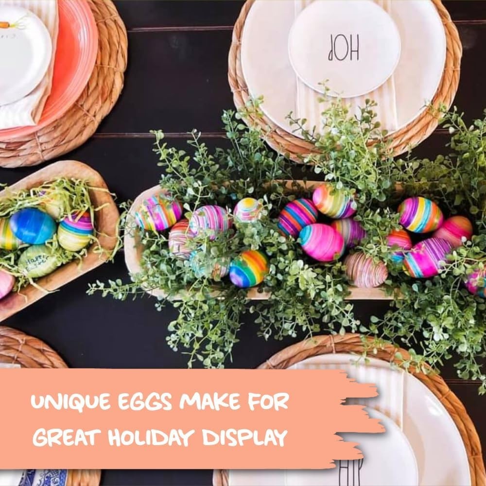 Eggmazing Egg Decorator Kit - Easter Egg Decorating Spinner with 8 Colorful