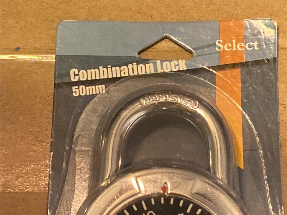 6 Select Combination Locks (50mm) New