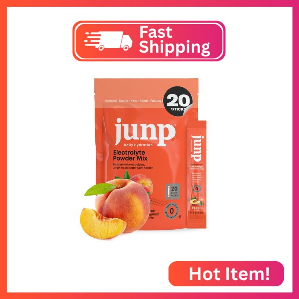 JUNP Sugar Free Electrolytes Powder Packets for Water Instant Hydration Packets