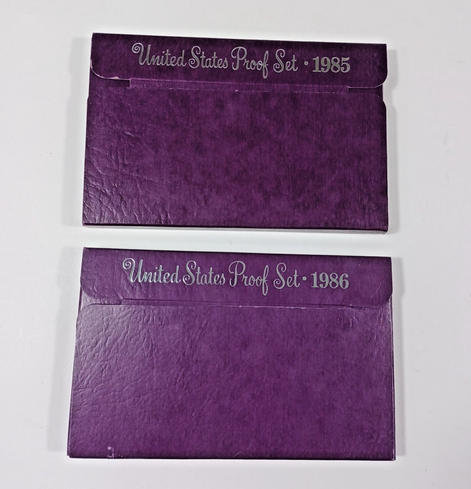 1985-86 Mint Proof Sets with Box