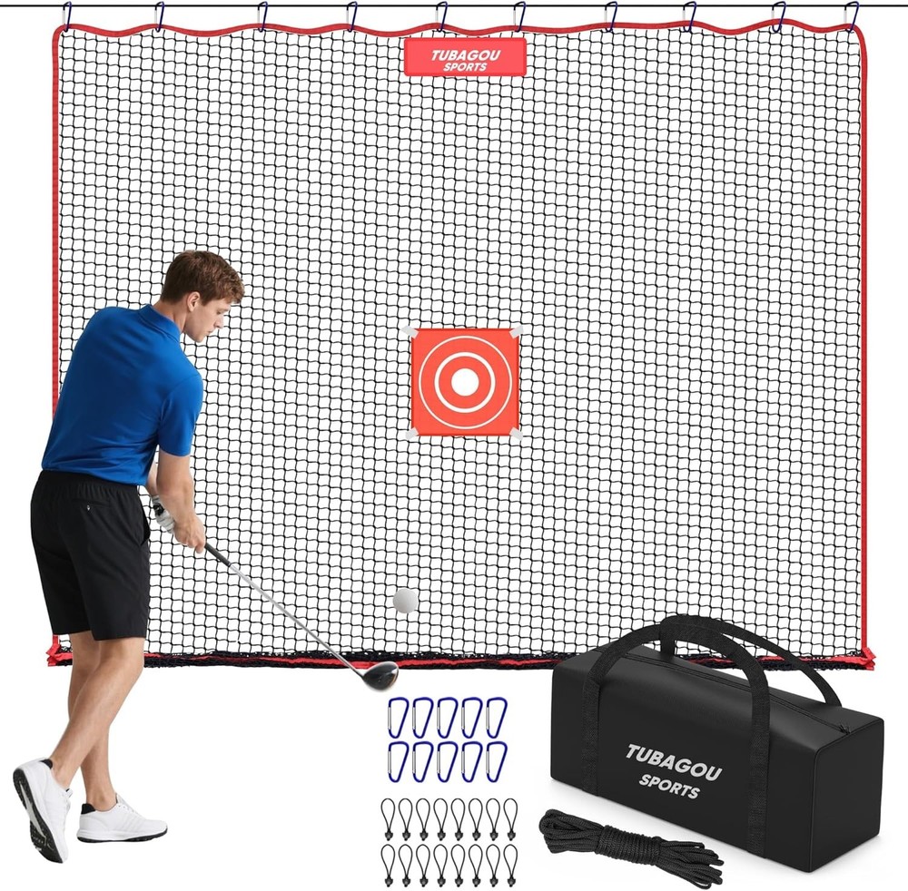 Golf Practice Net Heavy Duty Hitting Net Backyard Training Multi-Sport 10x10FT
