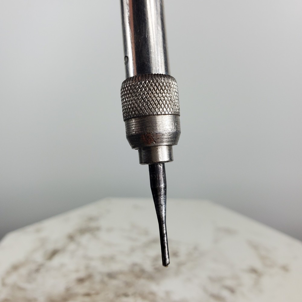 Vintage Dunlap Push Drill Screwdriver Germany 9 Bits Fulton