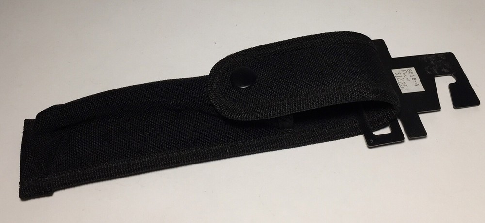 Premier Emblem Nylon Duty Belt Flashlight Holder Case Holds 8” Light