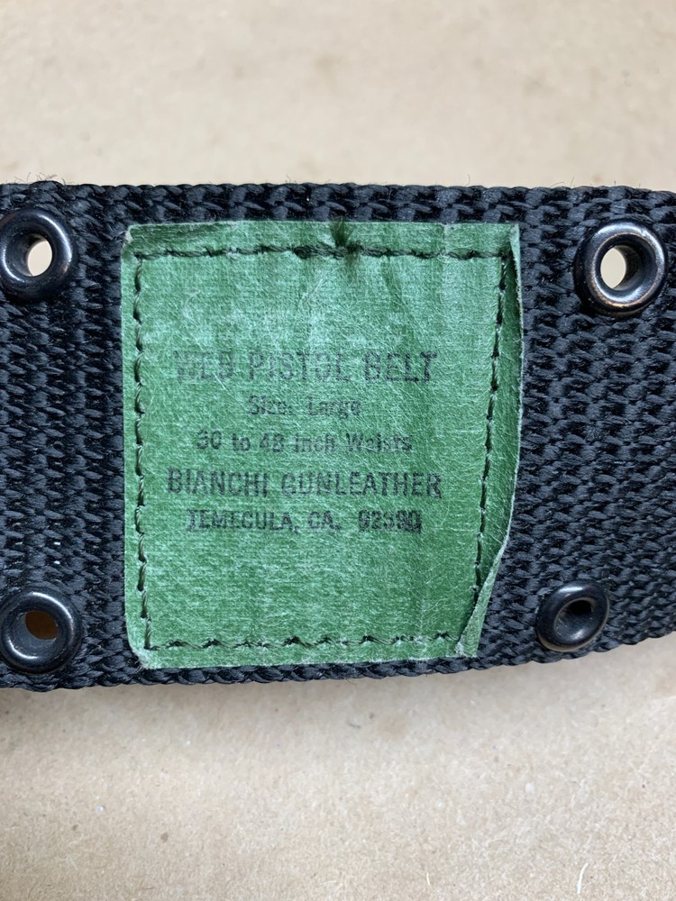 Bianchi Web Pistol Belt 52"