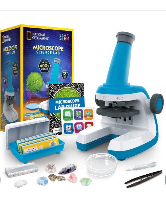 National Geographic Microscope for Kids Easy-to-Use Science Kit