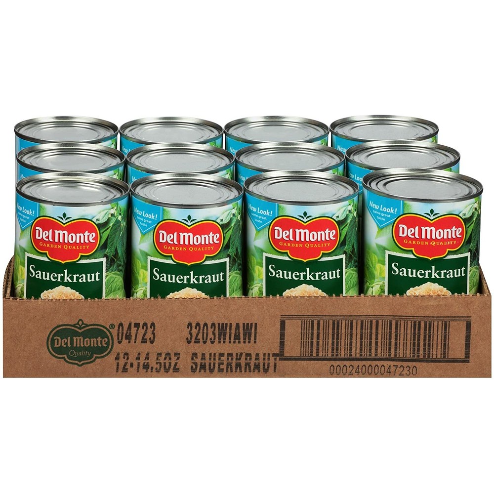 Del Monte Sauerkraut (1 Case - 12, 14.5oz Cans )