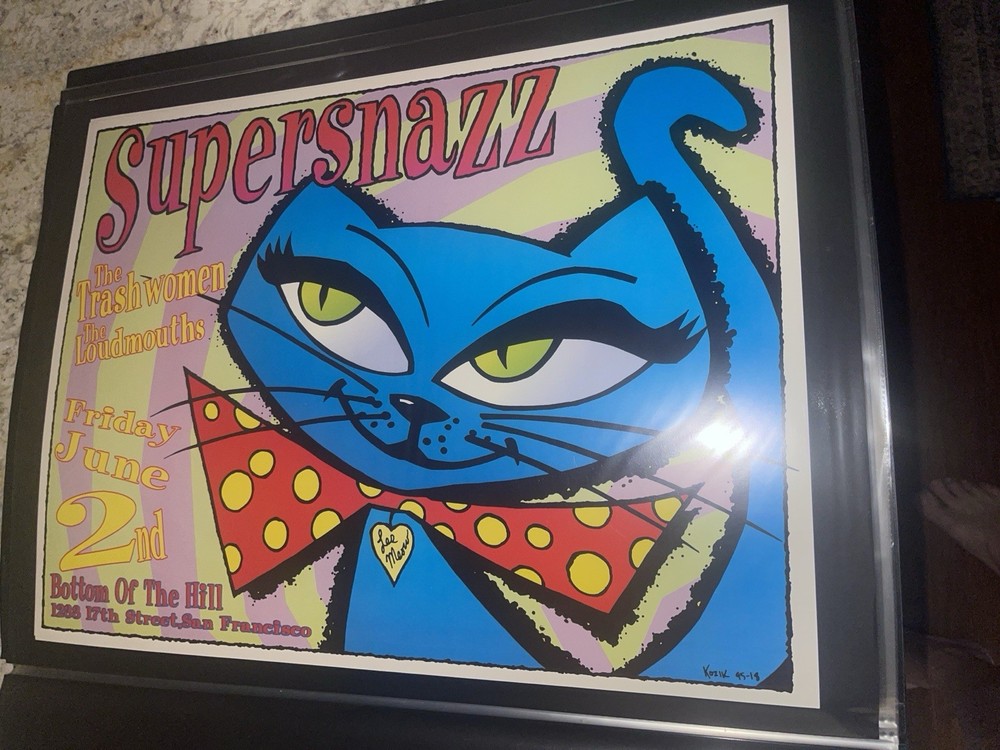 Frank Kozik Super Snazz Poster San Francisco