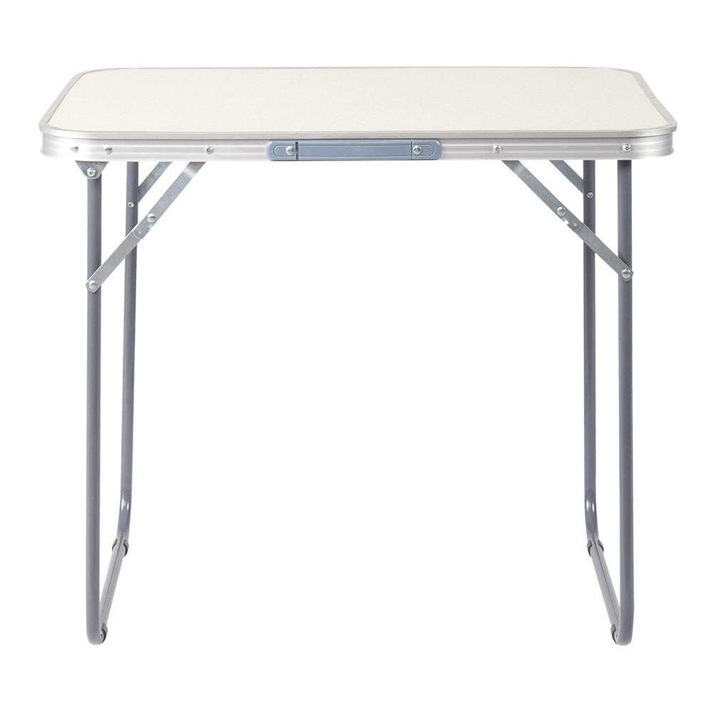 LEADZM 3ft Silver Outdoor Folding Table Aluminium
