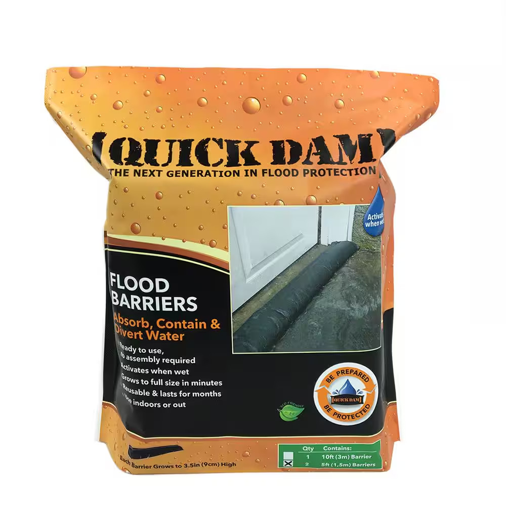 Water Activated 5 Ft. Flood Barrier (2-Pack)