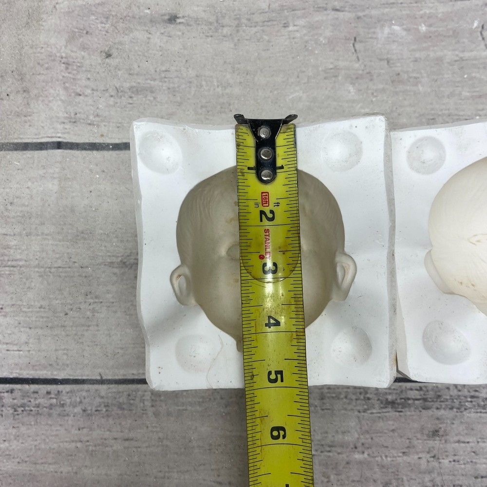 Unbranded Ceramic Casting Mold Doll Head #648