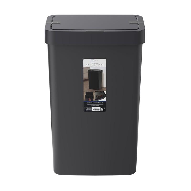Touchless Motion Sensor Kitchen Trash Can 13 Gallon Automatic Garbage Bin New