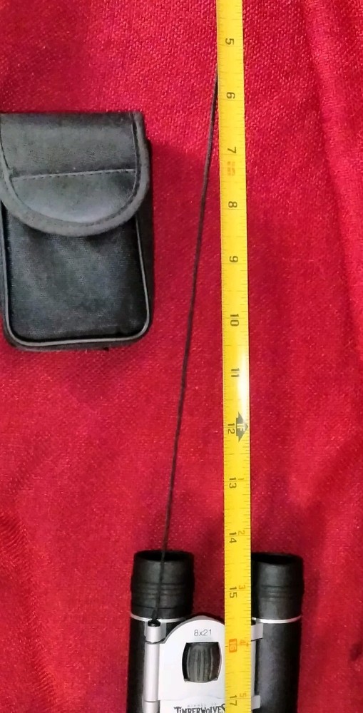 Minnesota Timberwolves small compact 8x21 binoculars with case, work great VG