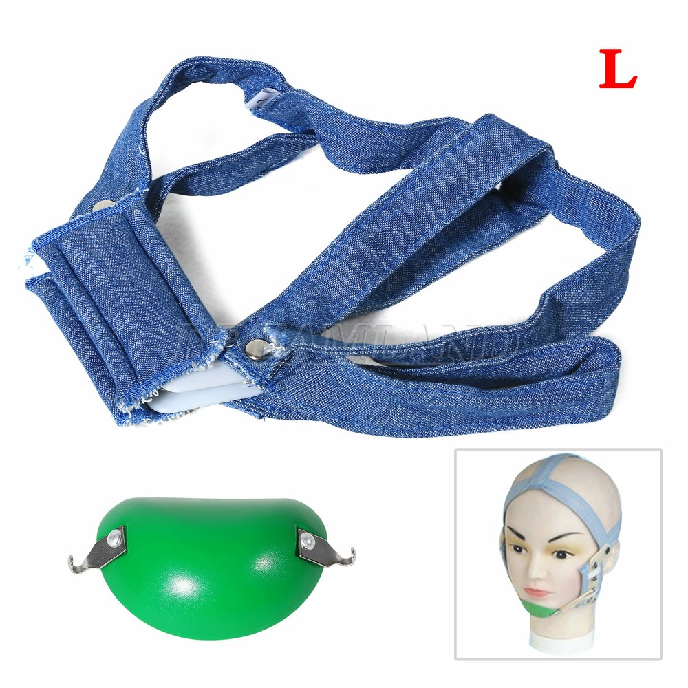 Dental Orthodontic High - Pull Headgear With Rigid Chin Cap High Pull Strap