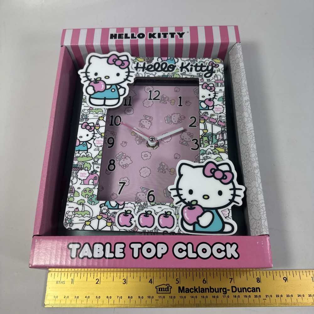 Sanrio Hello Kitty Table Top Analog Clock