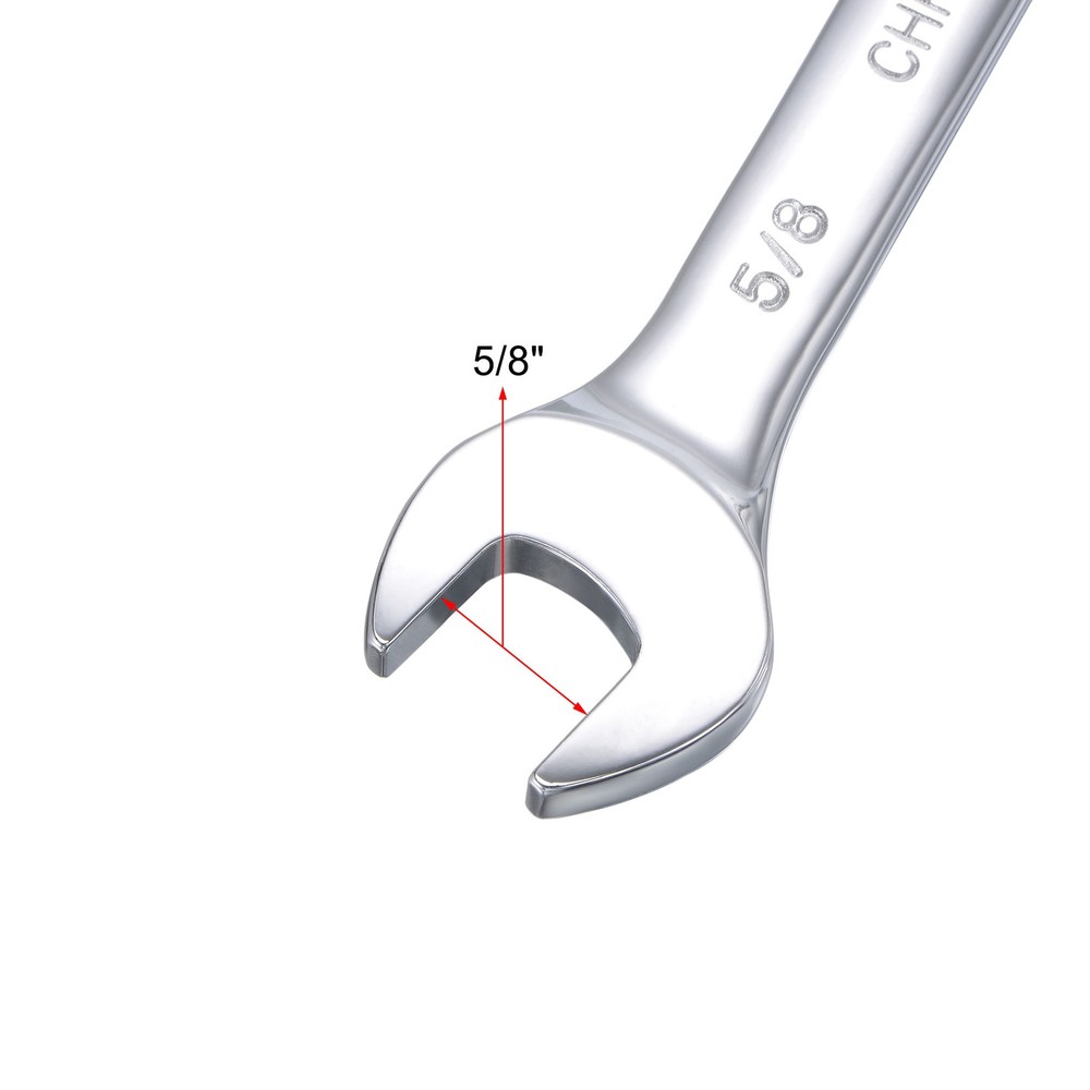 5/8" Ratcheting Combination Wrench SAE 72 Teeth 12Points Box Ended Spanner Tools