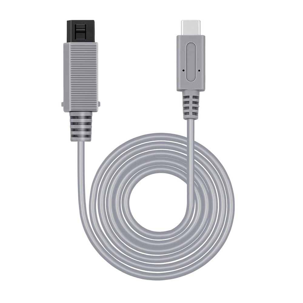 Lightweight 2m Type C Charging Cable for Wii Console - Perfect Replacement
