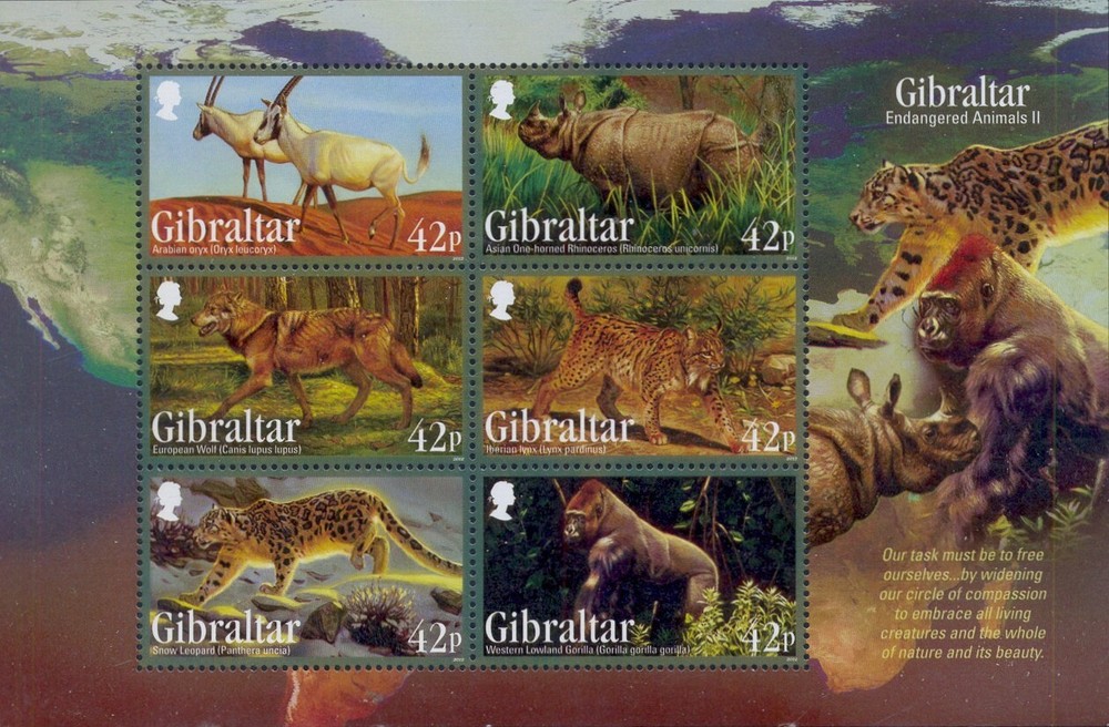 Gibraltar Scott #'s 1358a MNH