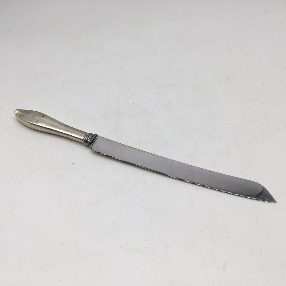 Vtg Reed & Barton Sheffield Cake Knife Silver Plate Silverplate Handle Long