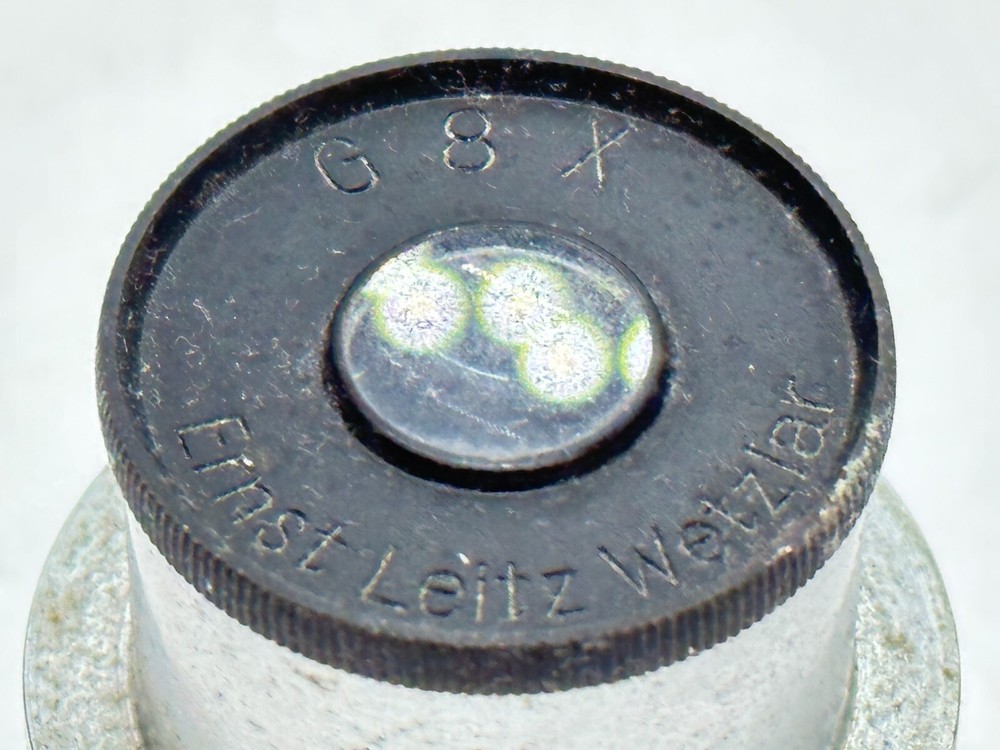 Ernst Leitz Wetzlar G8X Microscope Eyepiece 8X