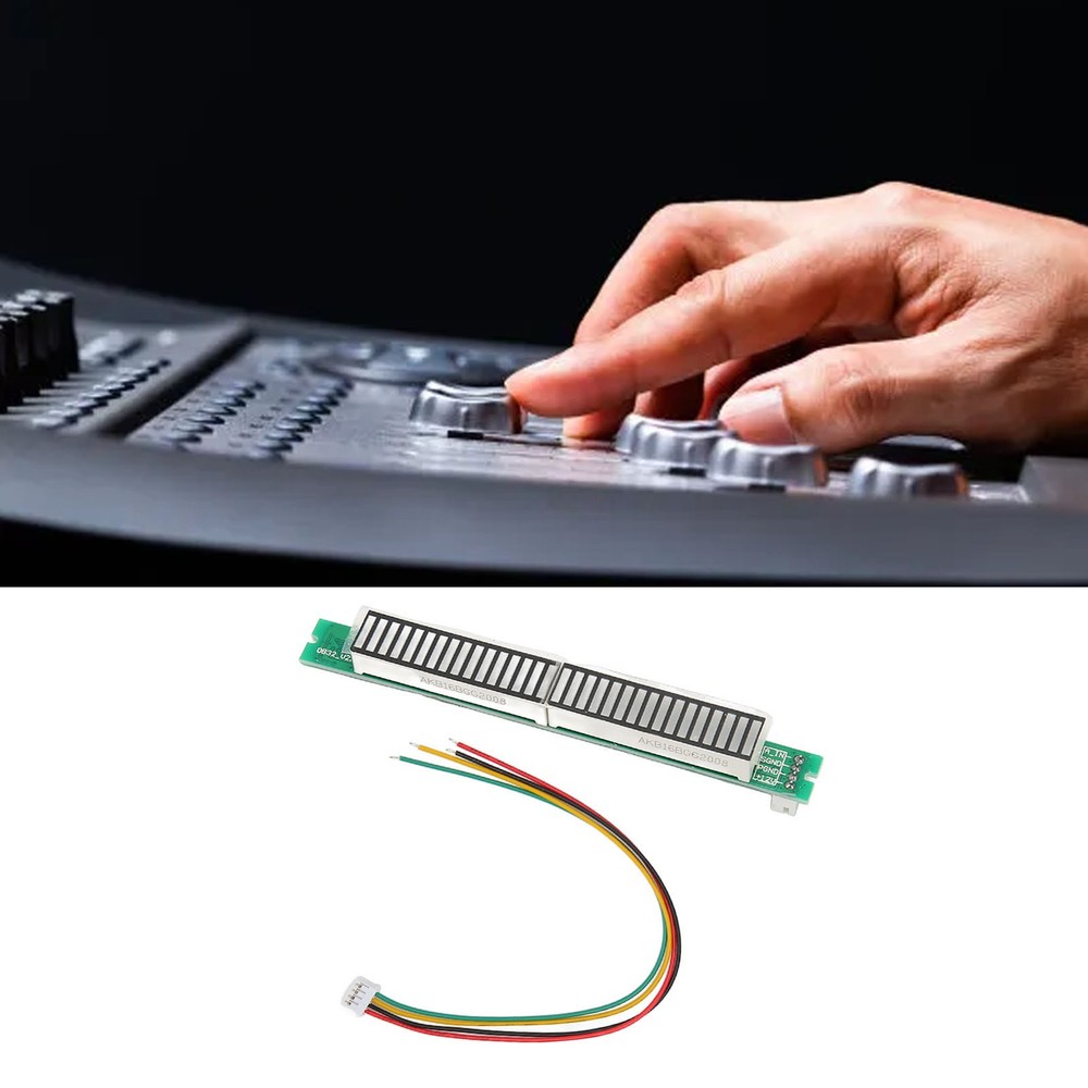 DIY Sound Level Indicator With 32 Bit 8 Effects Display Visualizer Adjustable⭐