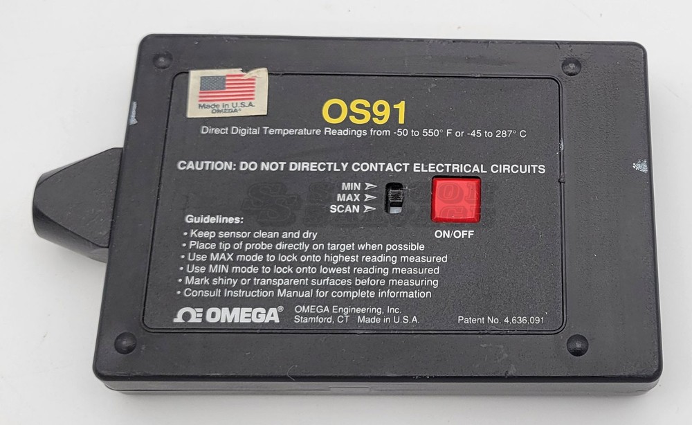 Omega OS91 Digital Infrared Temperature Scanner