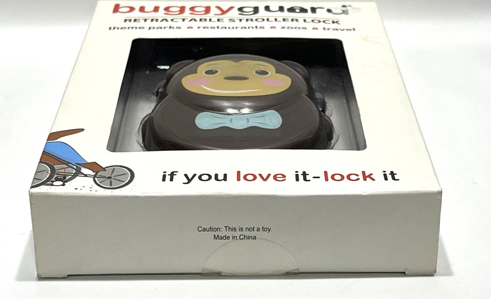 Monkey Buggyguard Anti Theft Stroller Lock 4"x3"