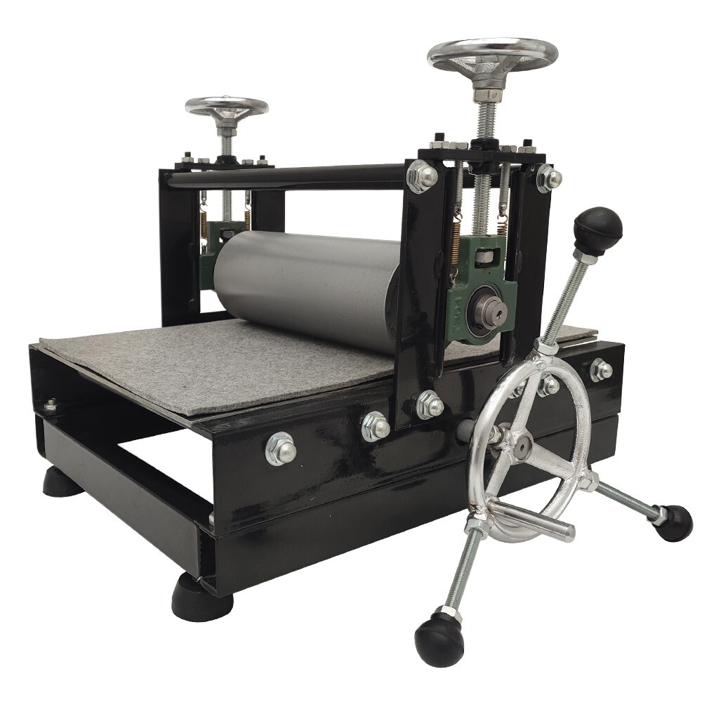 Intbuying Slab Roller Printmaking Machine Portable Tabletop 50*30cm