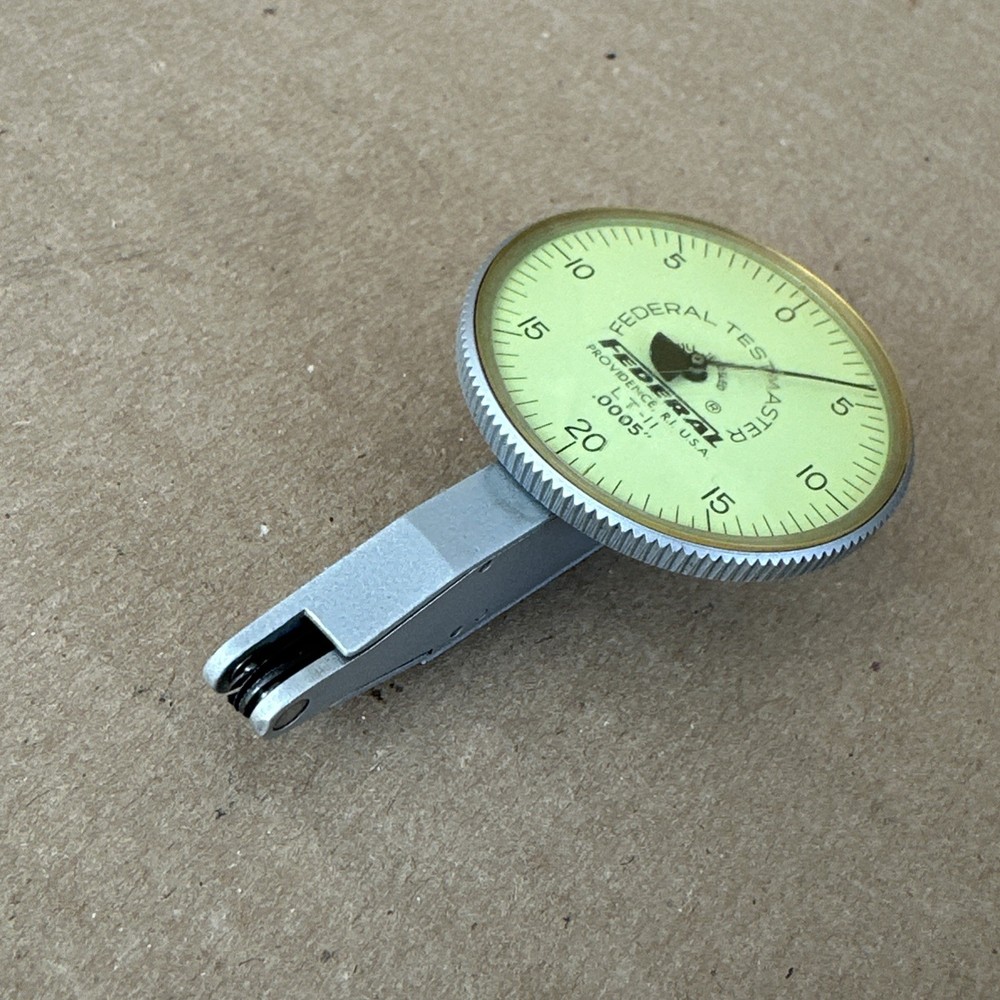 FEDERAL TESTMASTER DIAL TEST INDICATOR .0005" LT-11
