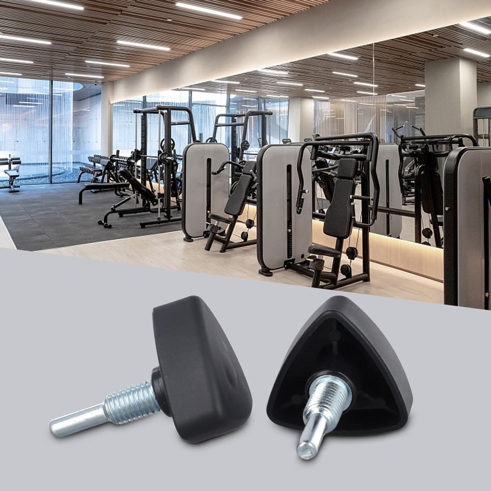 Set of Two Adjustable Gym Equipment Latch Knobs Smooth Operation Features