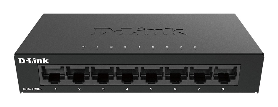 D-Link 8-Port Gigabit Desktop Switch - DGS-108GL
