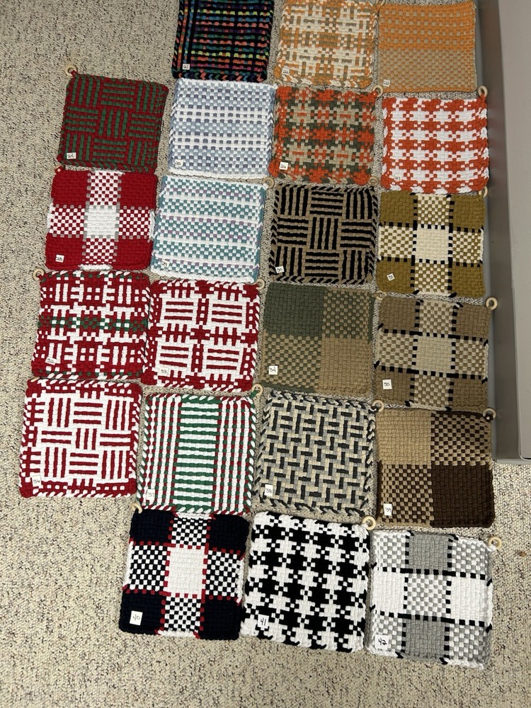 Potholders Hand Made Large 8x8