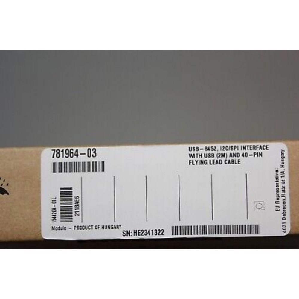 NEW National Instruments USB8452 USB-8452 I²C/SPI Interface Device