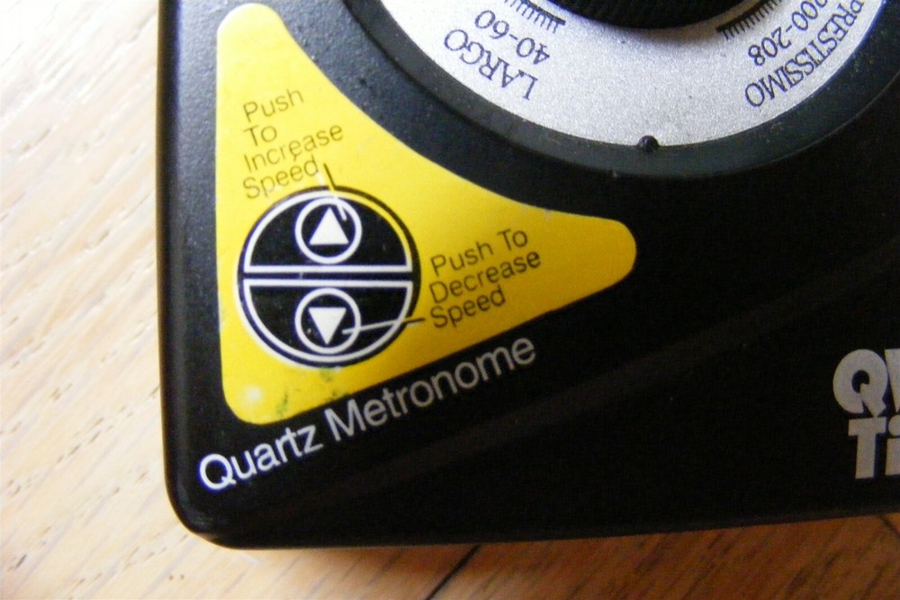 Qwik Time quartz metronome