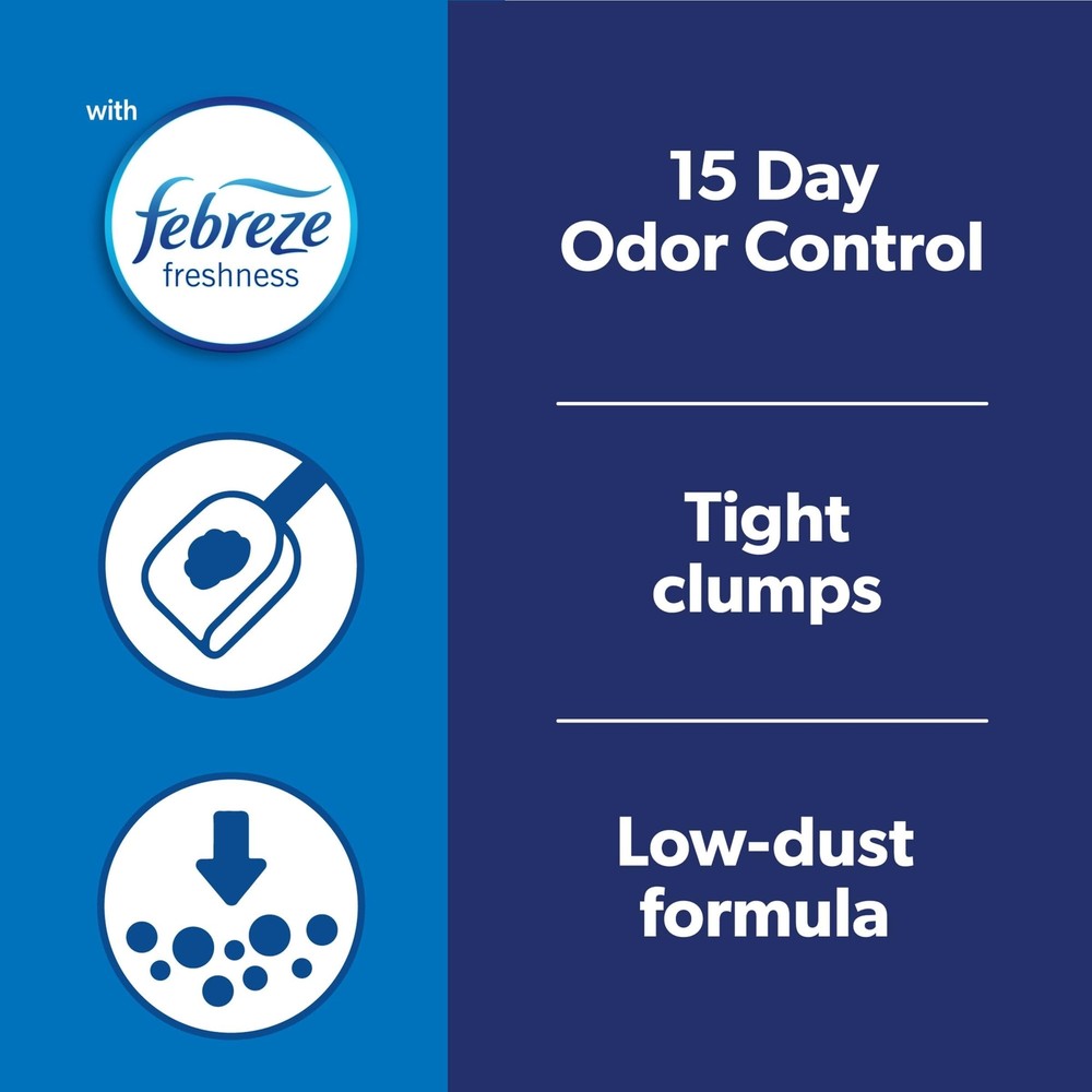Fresh Step Outstretch, Clumping Cat Litter, Advanced, Extra Large, 32 Pounds ...