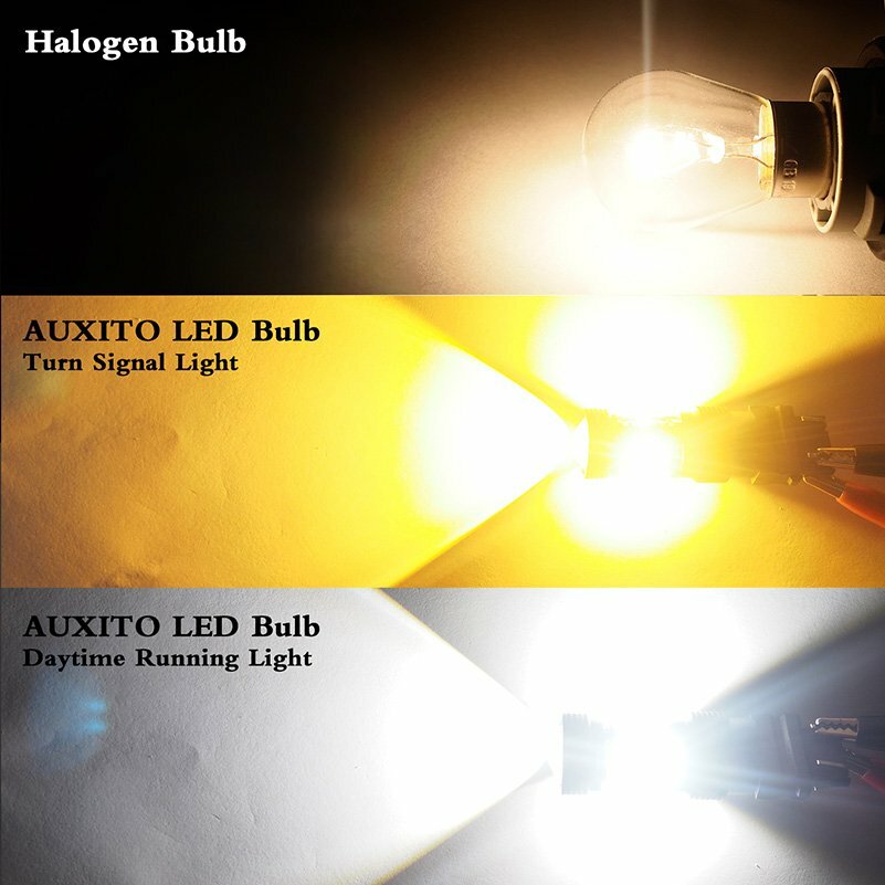 AUXITO 3157 Switchback LED Turn Signal Lights Anti Hyper Flash Canbus 16K EXD